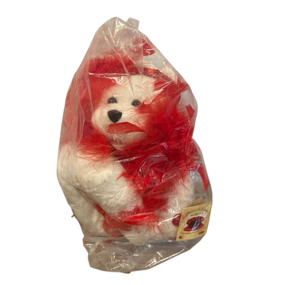 Chantilly  lace singing doll teddy bear